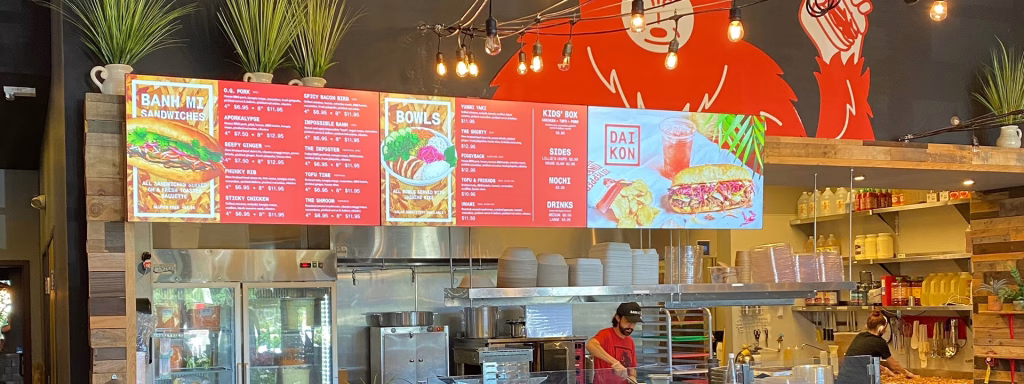 Daikon Digital Menu Boards